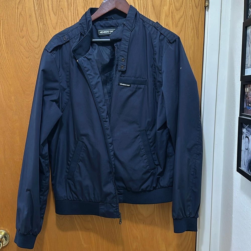 Navy blue Members Only Jacket
